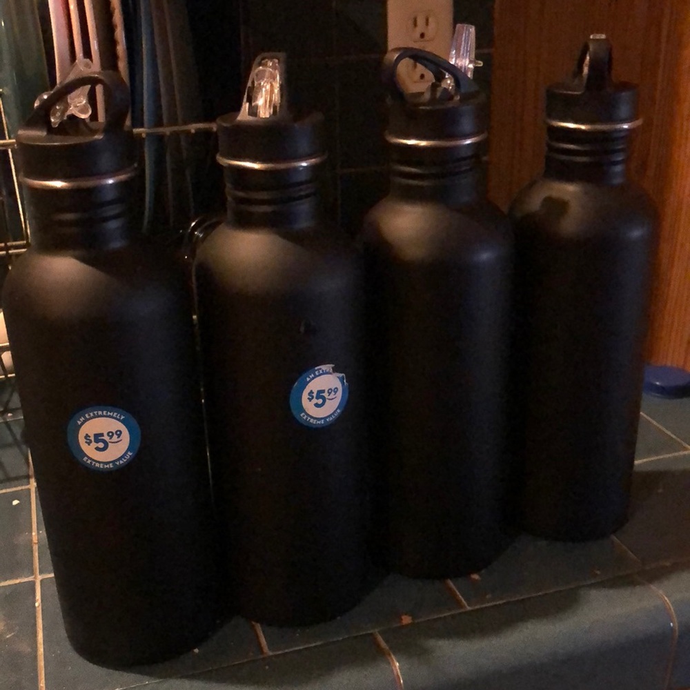 Steel water bottles